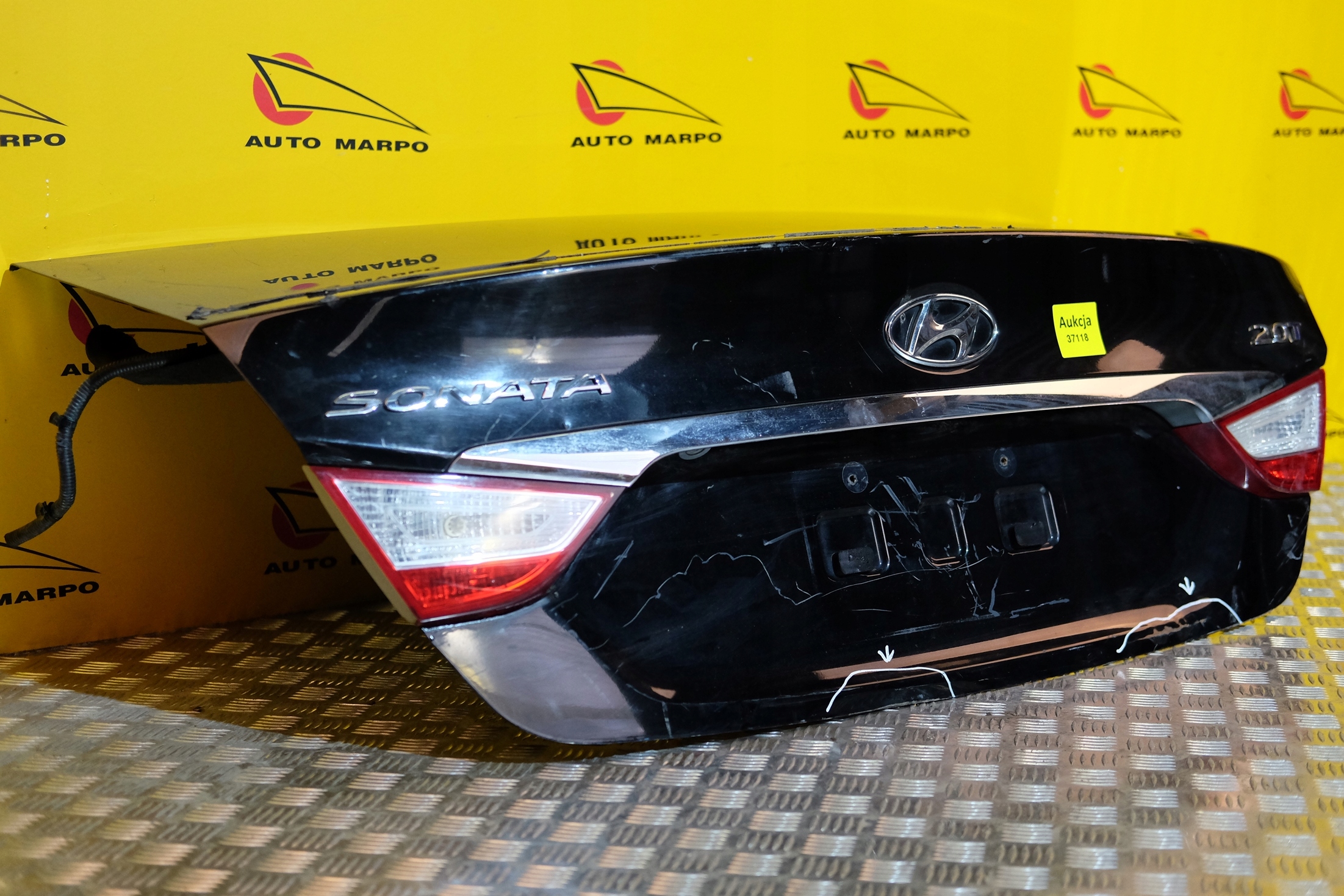 HYUNDAI SONATA 2011-2014 KLAPA BAGAŻNIKA TYŁ TYLNA Jakość części (zgodnie z GVO) O - oryginał z logo producenta pojazdu (OE)