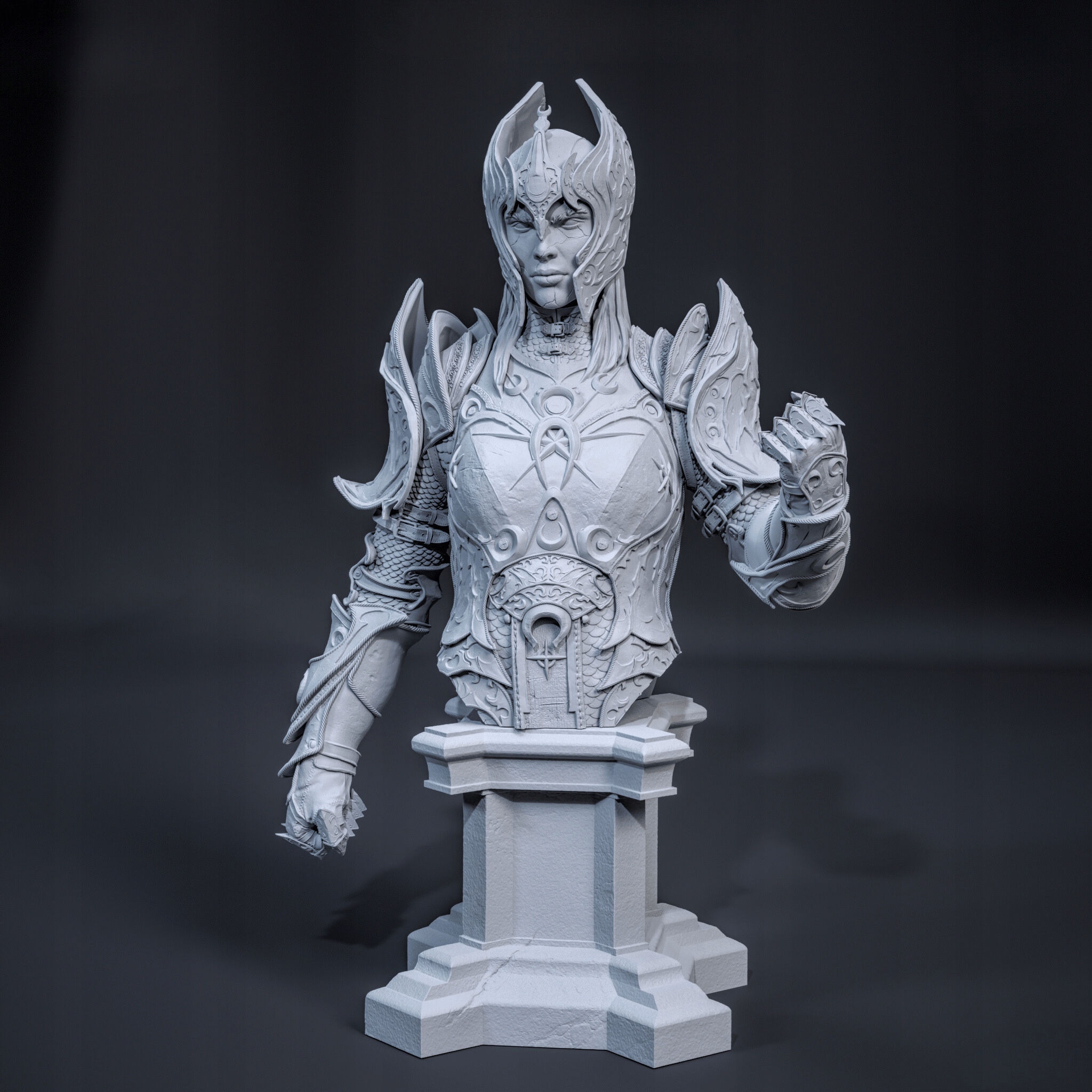Dame Aylin z Baldur's Gate 3 Sběratelská busta
