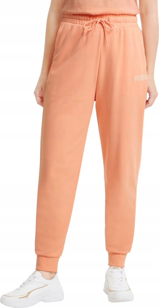 Dámské Kalhoty Puma Modern Basics High Broskvové 585937 26 vel. XL