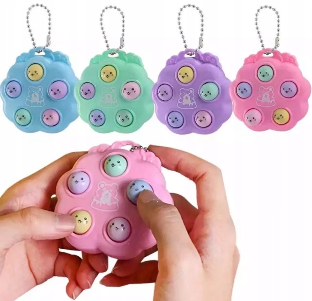 

Breloczek Fidget Toy Antystres Gra Chomik Konsola