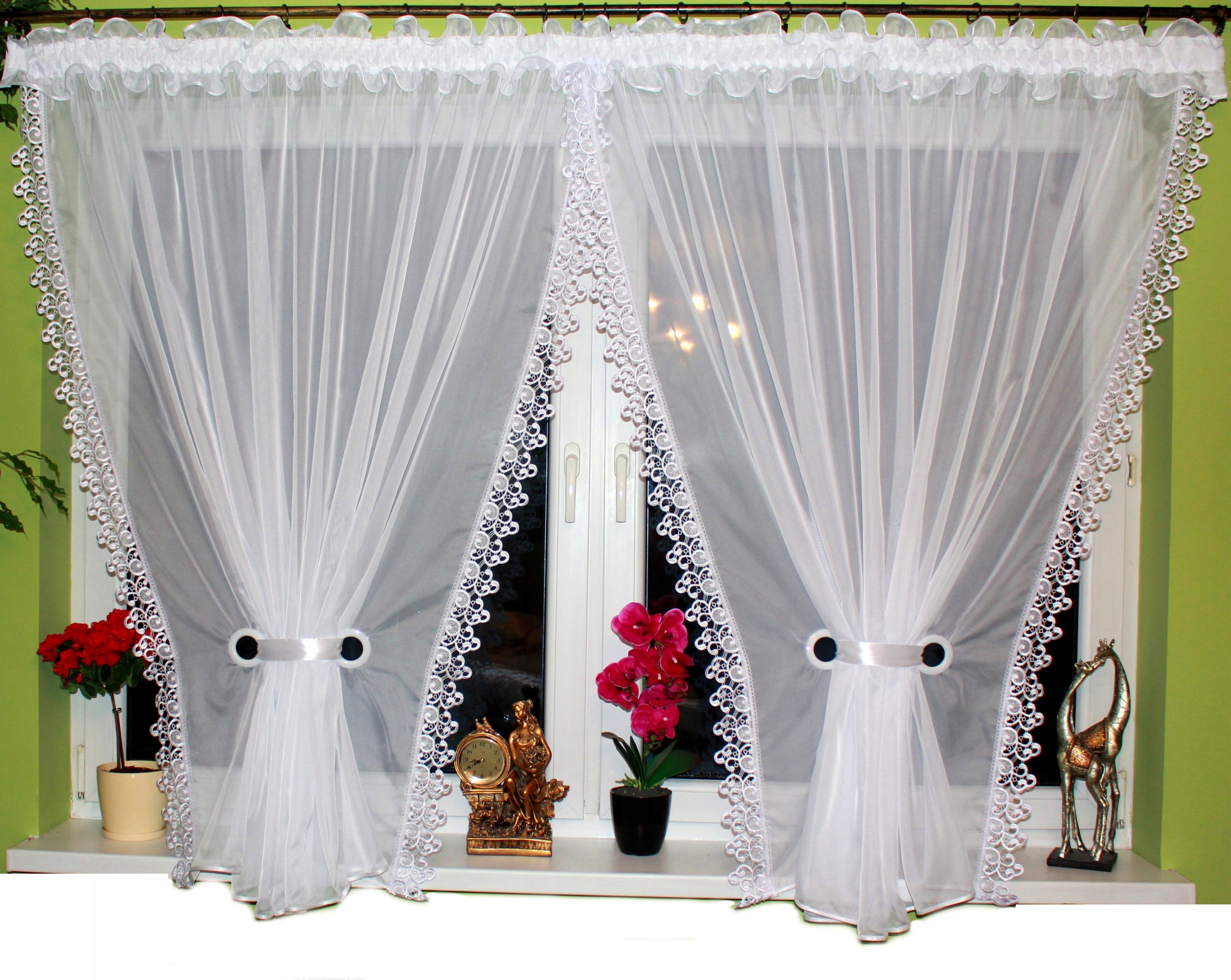 Firanka Okienna Elwira z Gipiura 300/150 Materiał woal