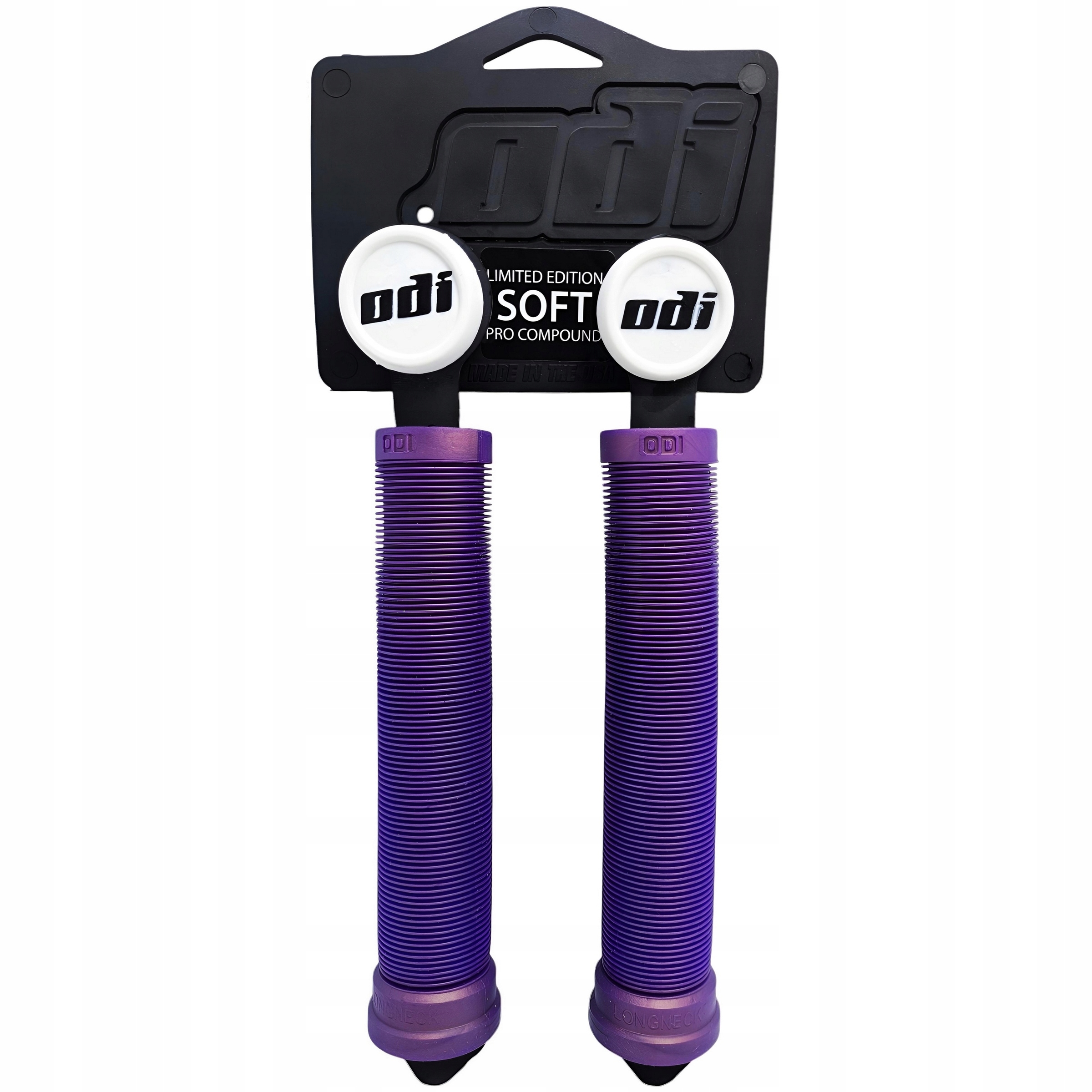 Chwyty rowerowe Odi Longneck Slx 160mm Fioletowe