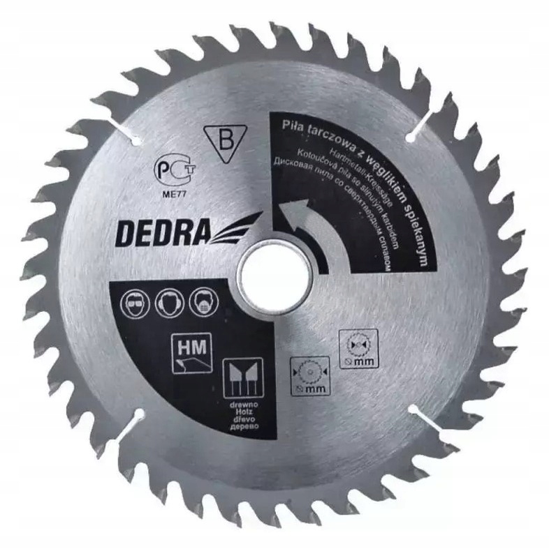 

Dedra Piła Tarczowa Do Drewna 400x30MM 40 Zębów