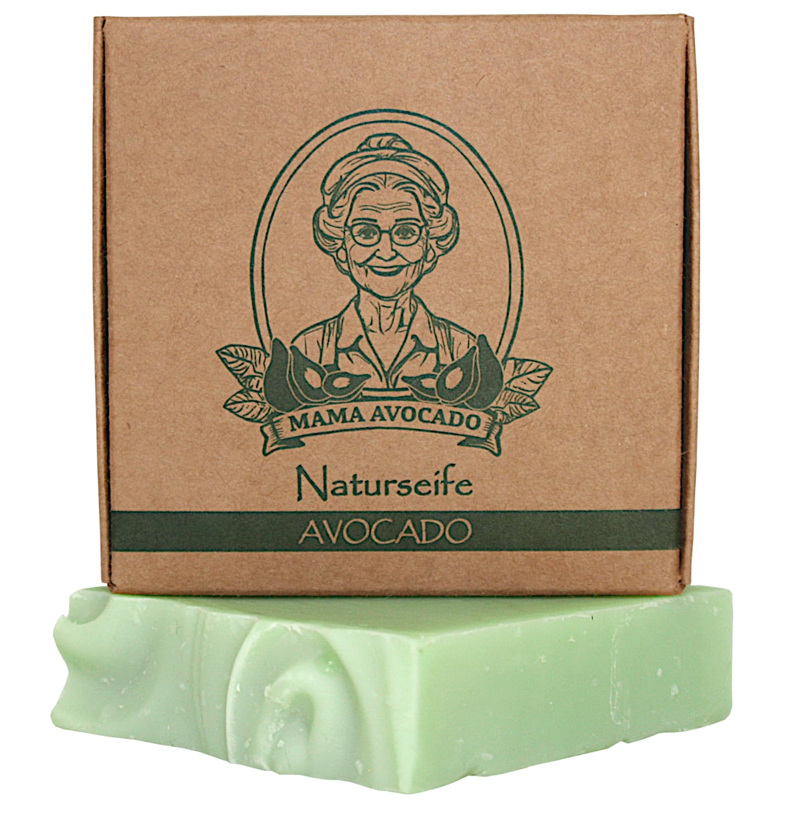Mama Avocado Avokádové mýdlo pro všechny typy přírodní kůže 95 g