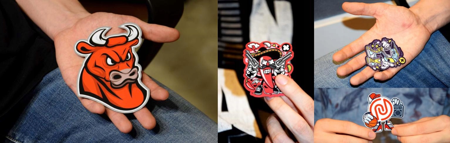 Magnes reklamowy do rozdawania Z NADRUKIEM - LOGO Długość 50 cm