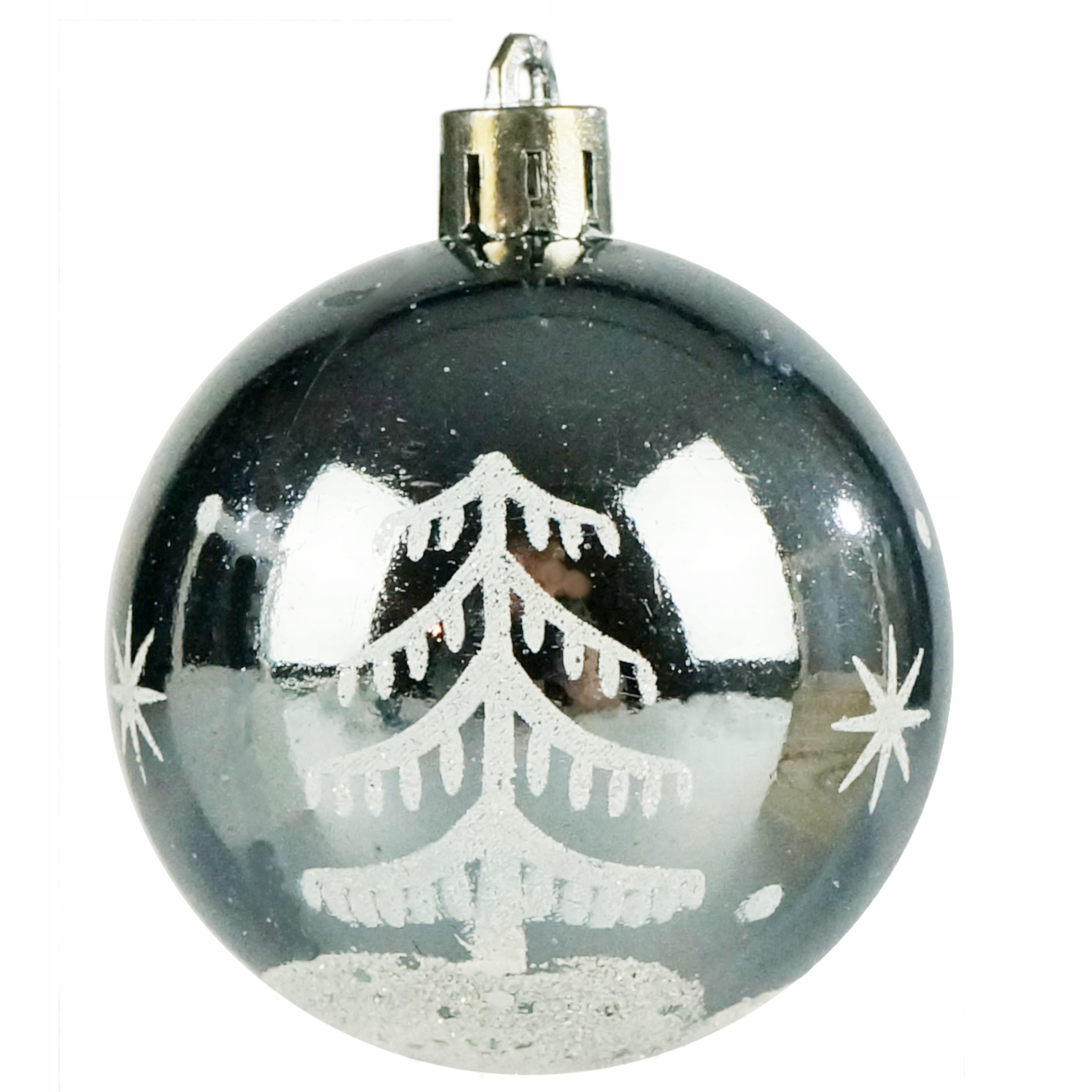 

Ozdobne nietłukące bombki 6 cm 6 szt.