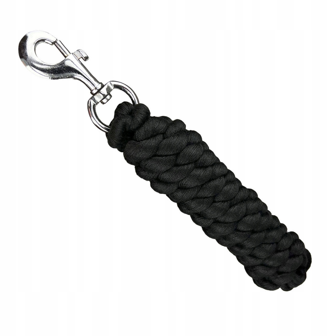 Uwiąz dla KONIA York Meg CZARNY dla alpaki karabińczyk 220cm - WYGODNY Marka York