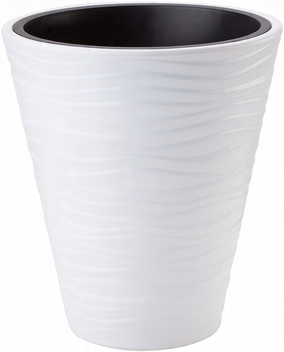 

Donica Sahara 3D Z Wkładem H33 FI30 biała 3D