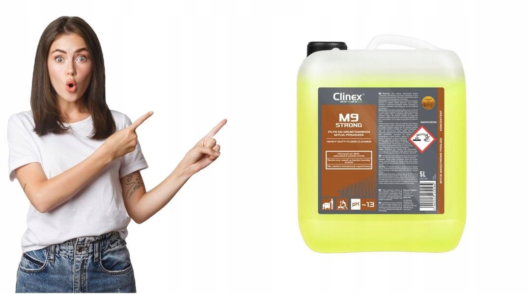 Levně Tekutina na podlahy Clinex M9 Strong 5L