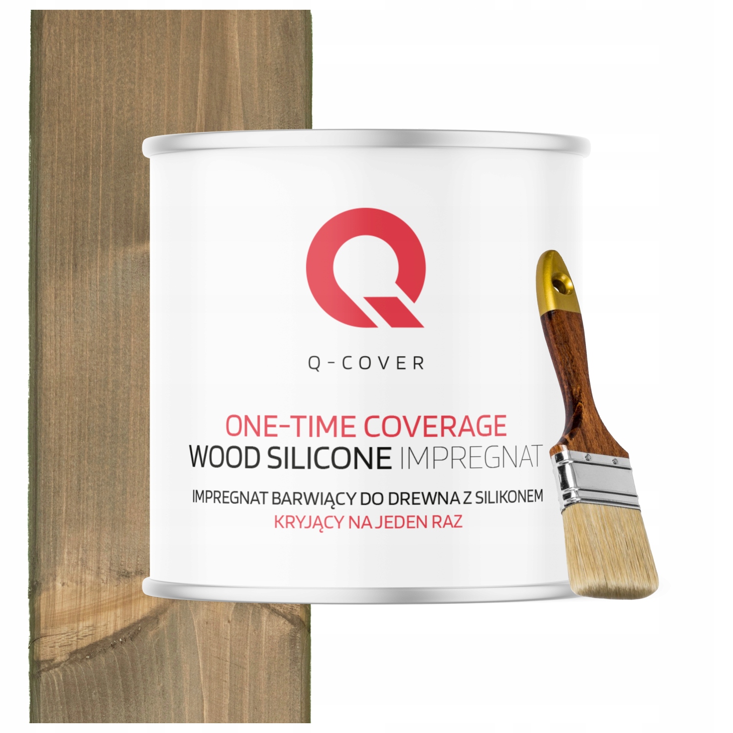 Impregnace Na Dřevo Na Jedno Použití Extra Barva Šedá Béžová 2,5L +dárek