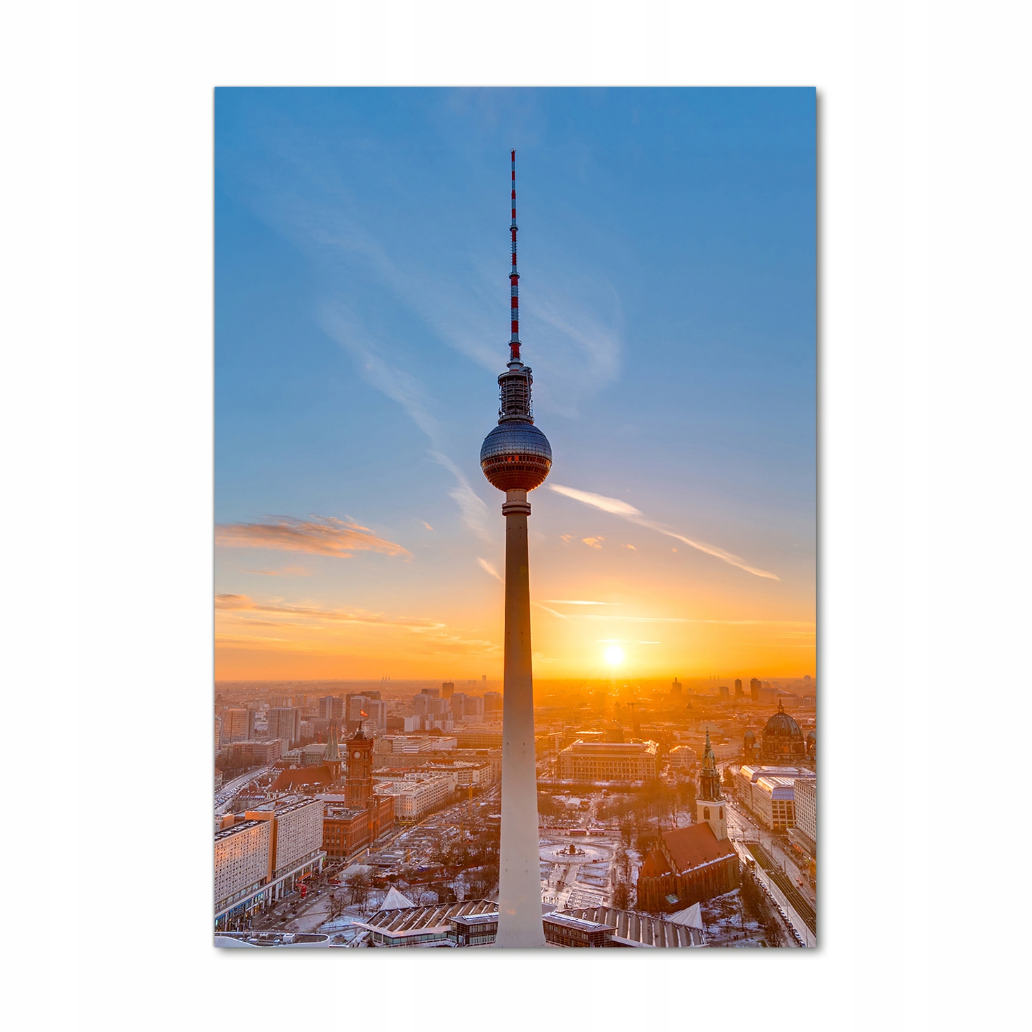 

Foto obraz akrylowy Wieża telewizyjna 70x100 cm