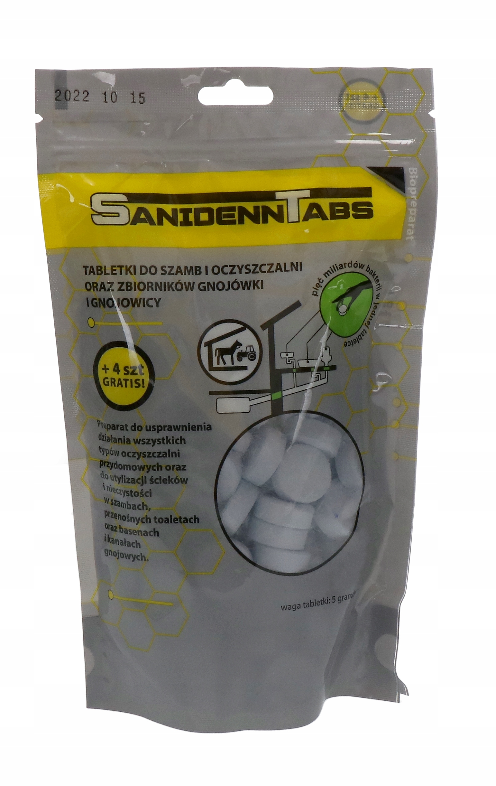 

Tabletki Bakterie Do Eko Szamba Sanidenn 48+4 Szt