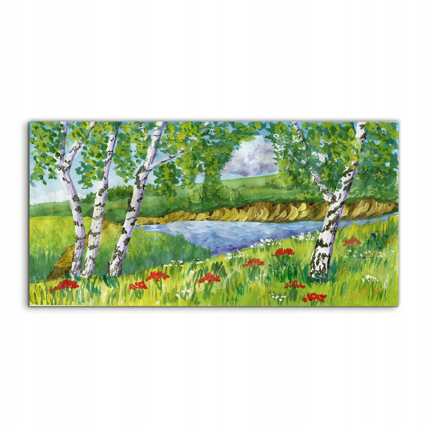 

Obraz akrylowy 100x50 na prezent Brzoza Drzewa Las