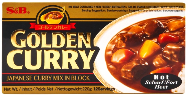 

Golden Curry Hot ostre 220g S&b danie w 30 min