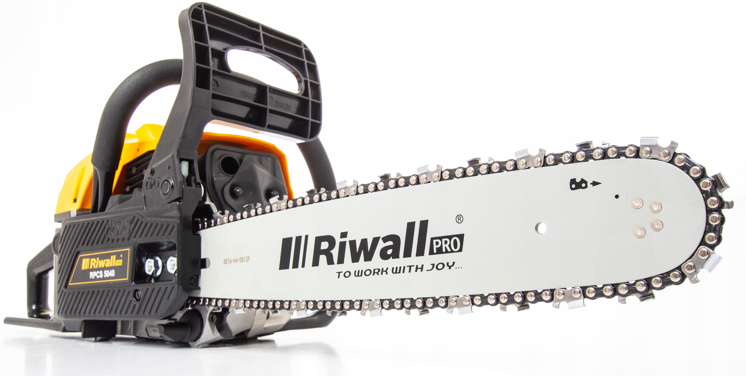 Piła łańcuchowa Spalinowa Riwall MOC 4500 W / 8 KM Zbiornik oleju 0.26 ml