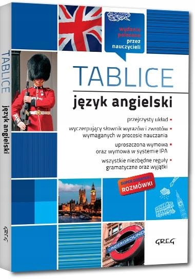 

Tablice: Język Angielski (+ Rozmówki) Greg