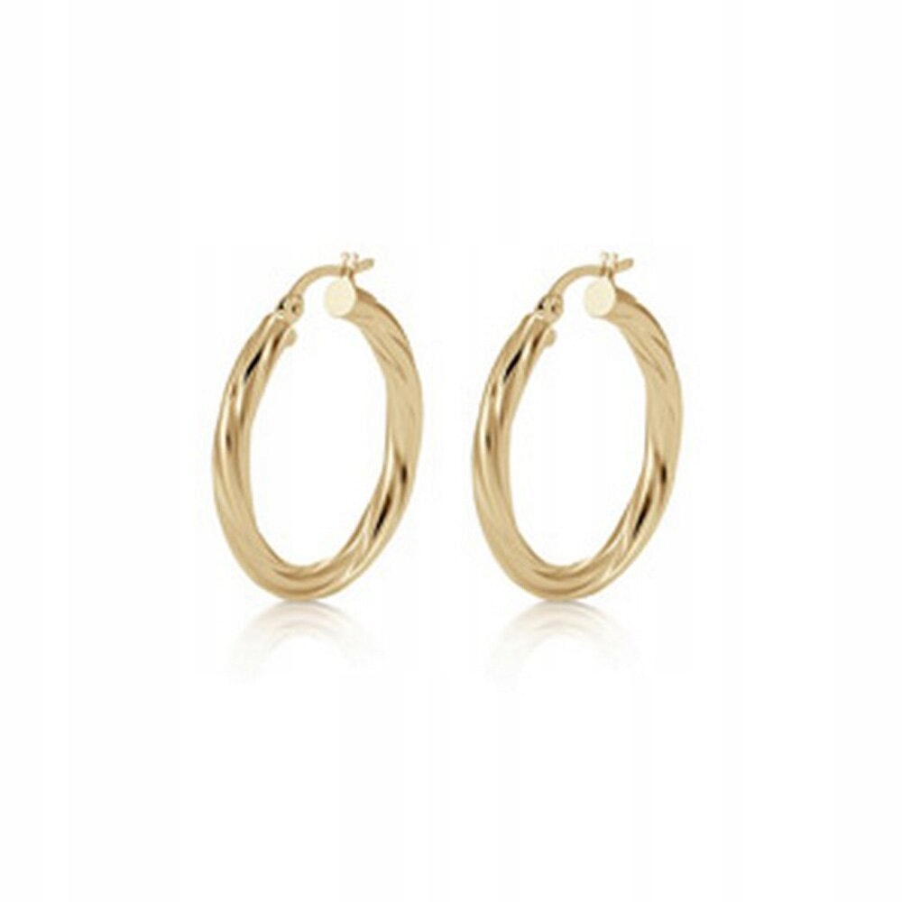 Náušnice Guess Hoops I Did It Again Kola Zatočená ocel ušlechtilá zlatá