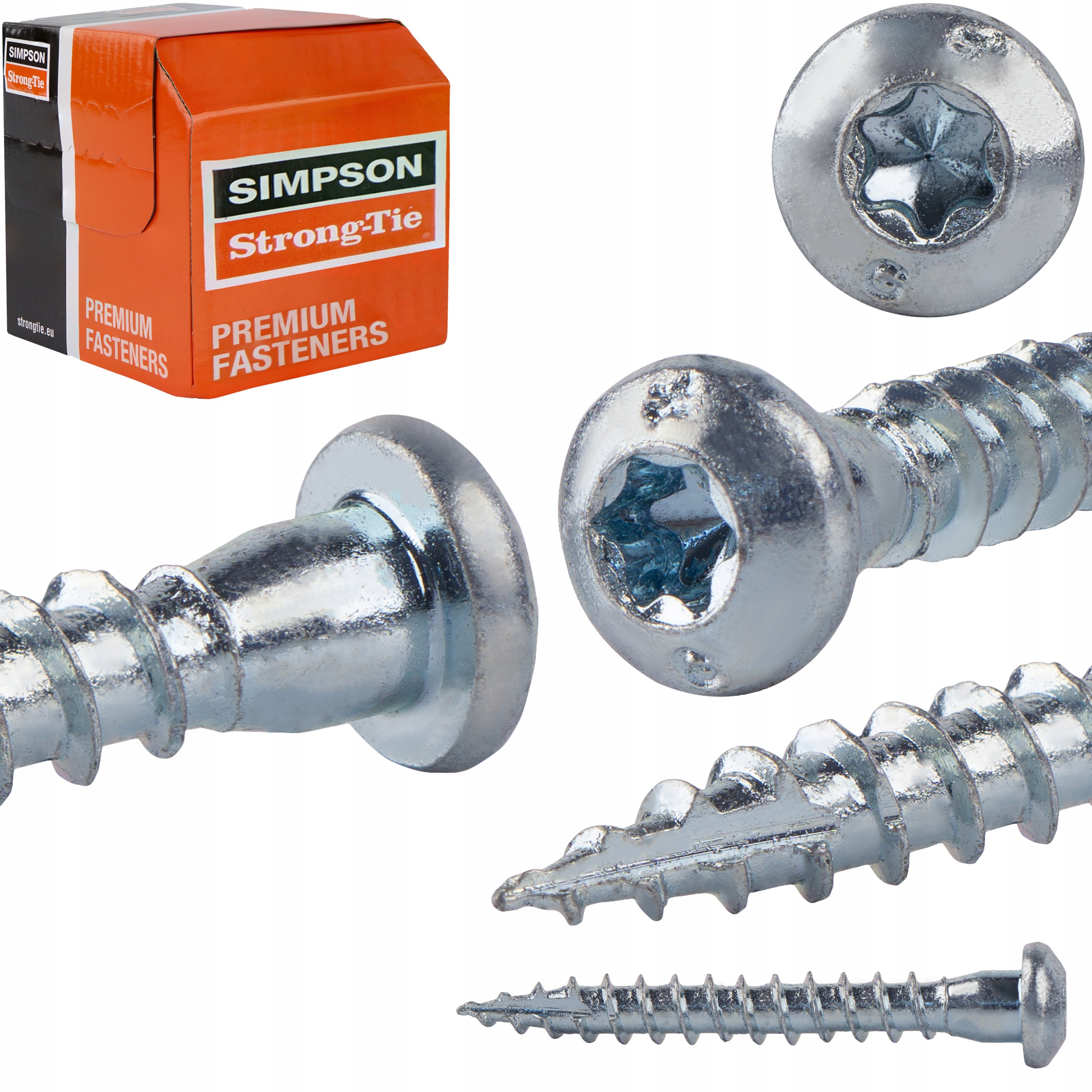 Wkręty ciesielskie 5x35 mm 250 szt Torx do łączników złączy Simpson Csa