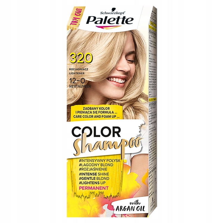 

Palette Szampon 320 rozjaśniacz (12-0)