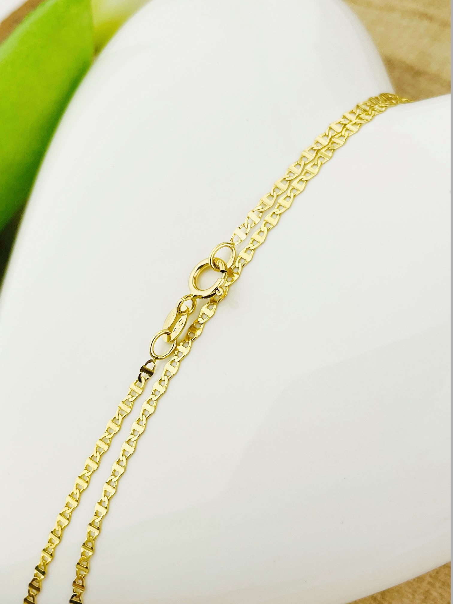 Zlatý řetízek Marina žiletka hladká