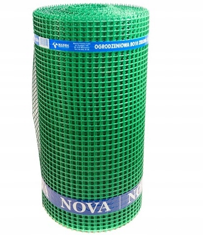 SIATKA OGRODZENIOWA RABATOWA PLASTIKOWA PCV 0,4x50 zielona