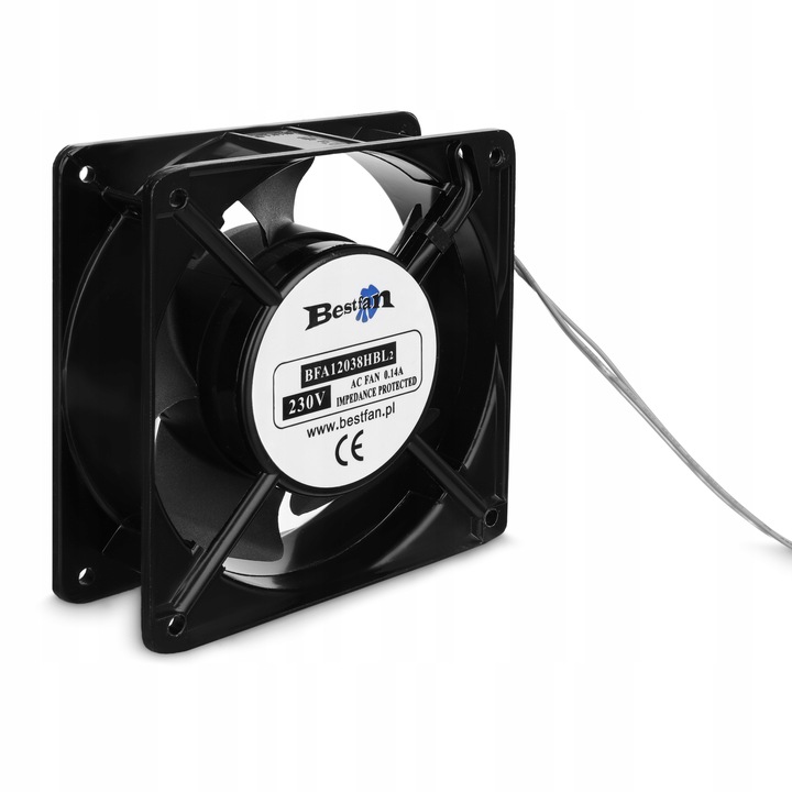 

Wentylator 120x120x38 mm 230v, XD12038A2HBL/IP44