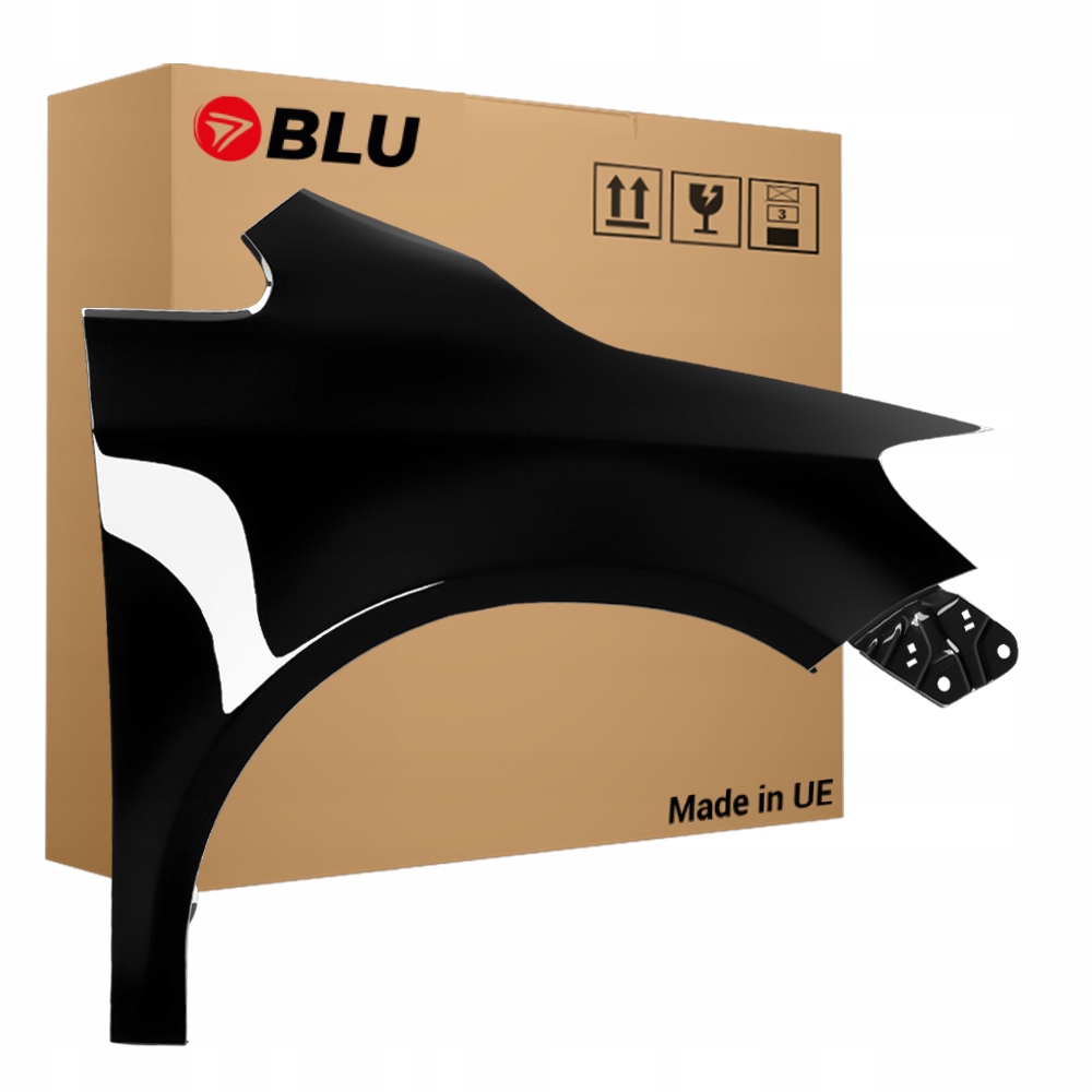 Blu Blatník Vw Golf V Plus 5 L041 LO41 pravý černý 05-09 přední Schwarz