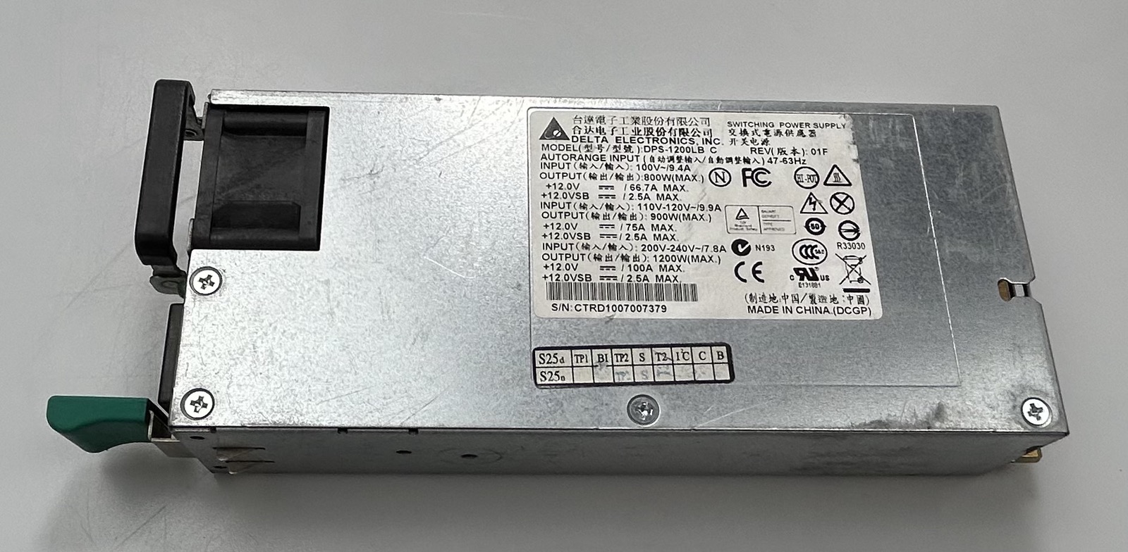 HP DPS-1200FB A 1200W 441830-001 438202-002 DL580 G5