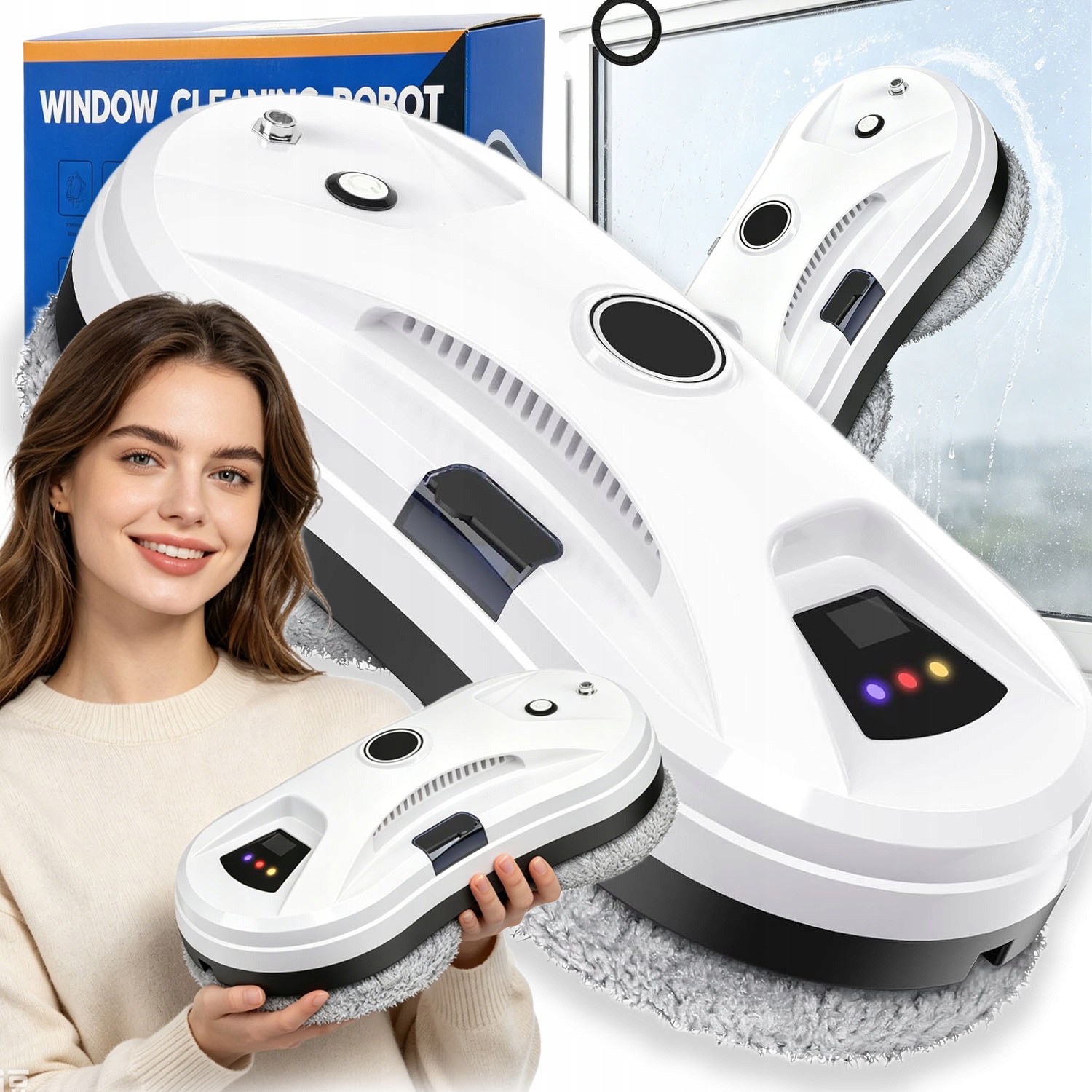 Inteligentní Robot Na Mytí Oken A Automatický Čistič Oken 5600PA 90 W