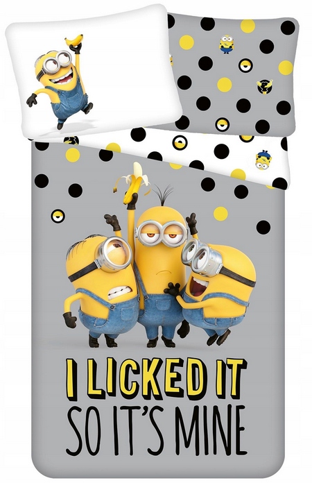 

Pościel Minionki 140x200 Minions 100% Bawełniana