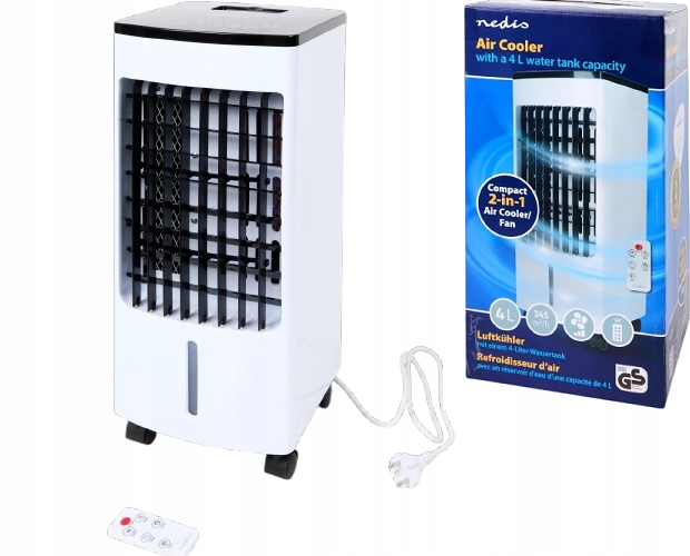 Schładzacz Powietrza Zdalnie Sterowany 80W Klimatyzator Wodny