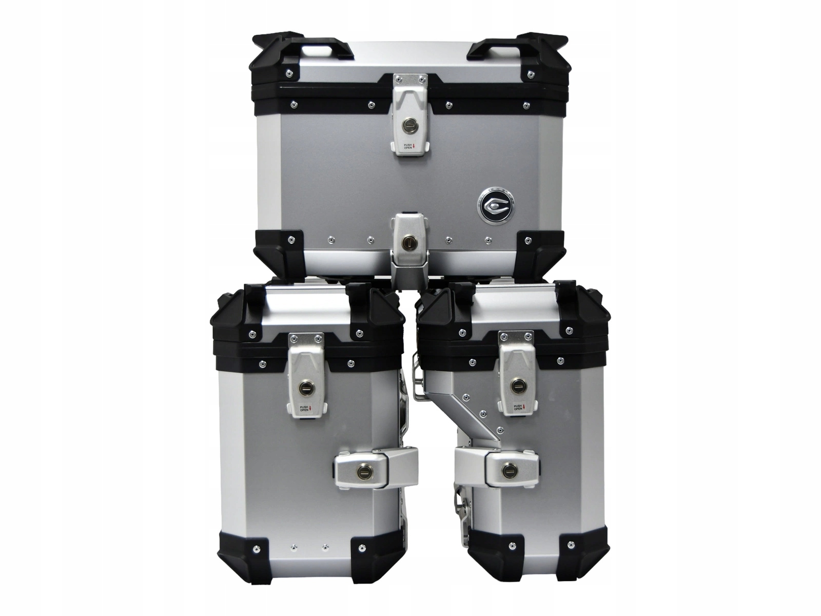 Komplet kufrów do BMW R1200 R1250 od 2010-2023r COOCASE - asymetryczne