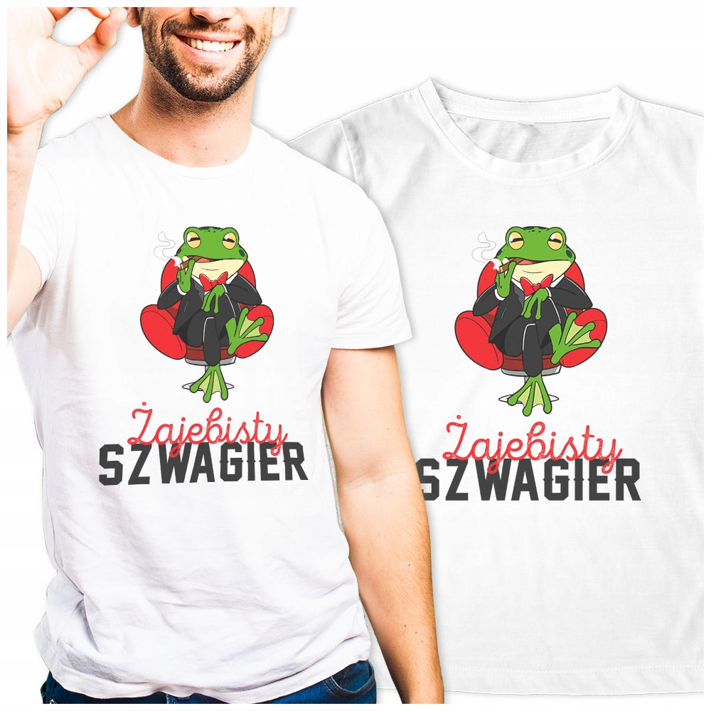 

Żajebisty Szwagier Żaba Koszulka Prezent L