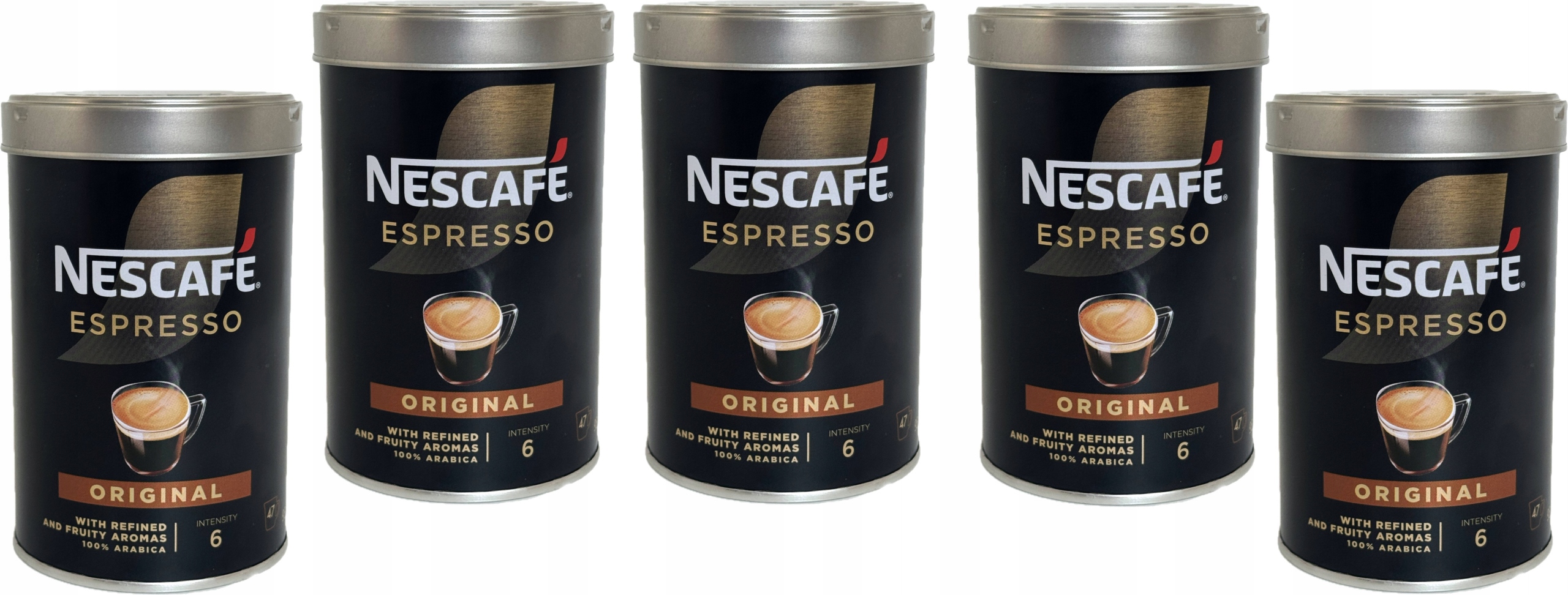 Levně Instantní Káva Nescafe Espresso Original 5 x 95 g v plechovce