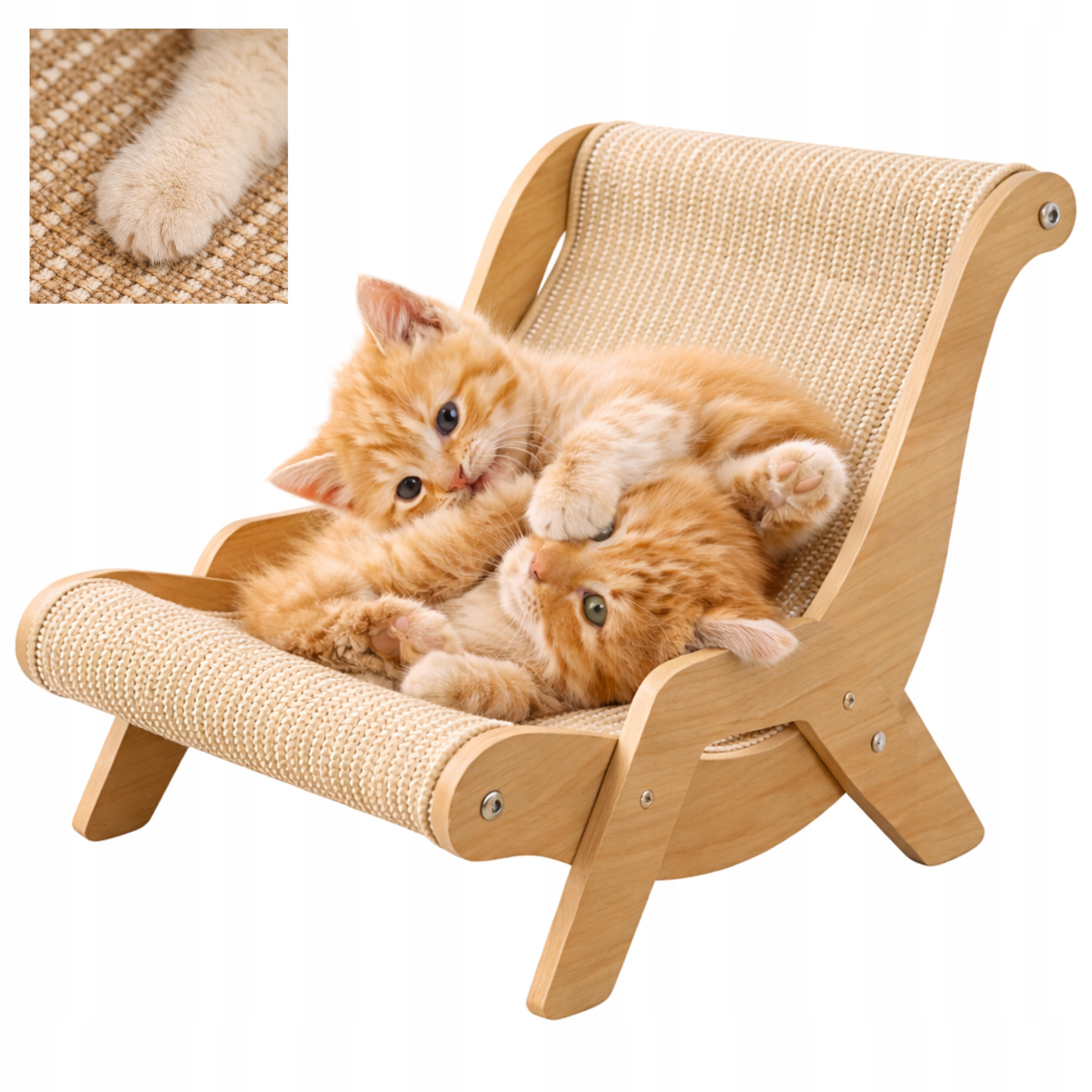 Legowisko Drapak Leżak Sofa dla Kota Zabawka Nowoczesna Sizal Posłane DL22