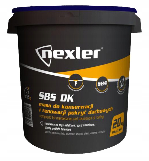 Nexler Sbs Dk Masa do konserwacji i renowacji pokryć dachowych 20kg