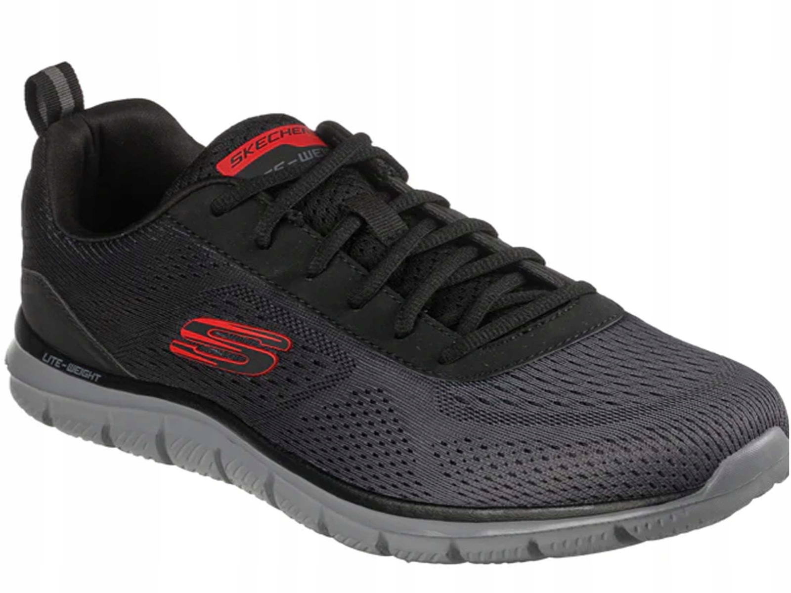 Skechers Track Ripkent 232399 Bkcc Buty Męskie Sneakersy Czarno Szare