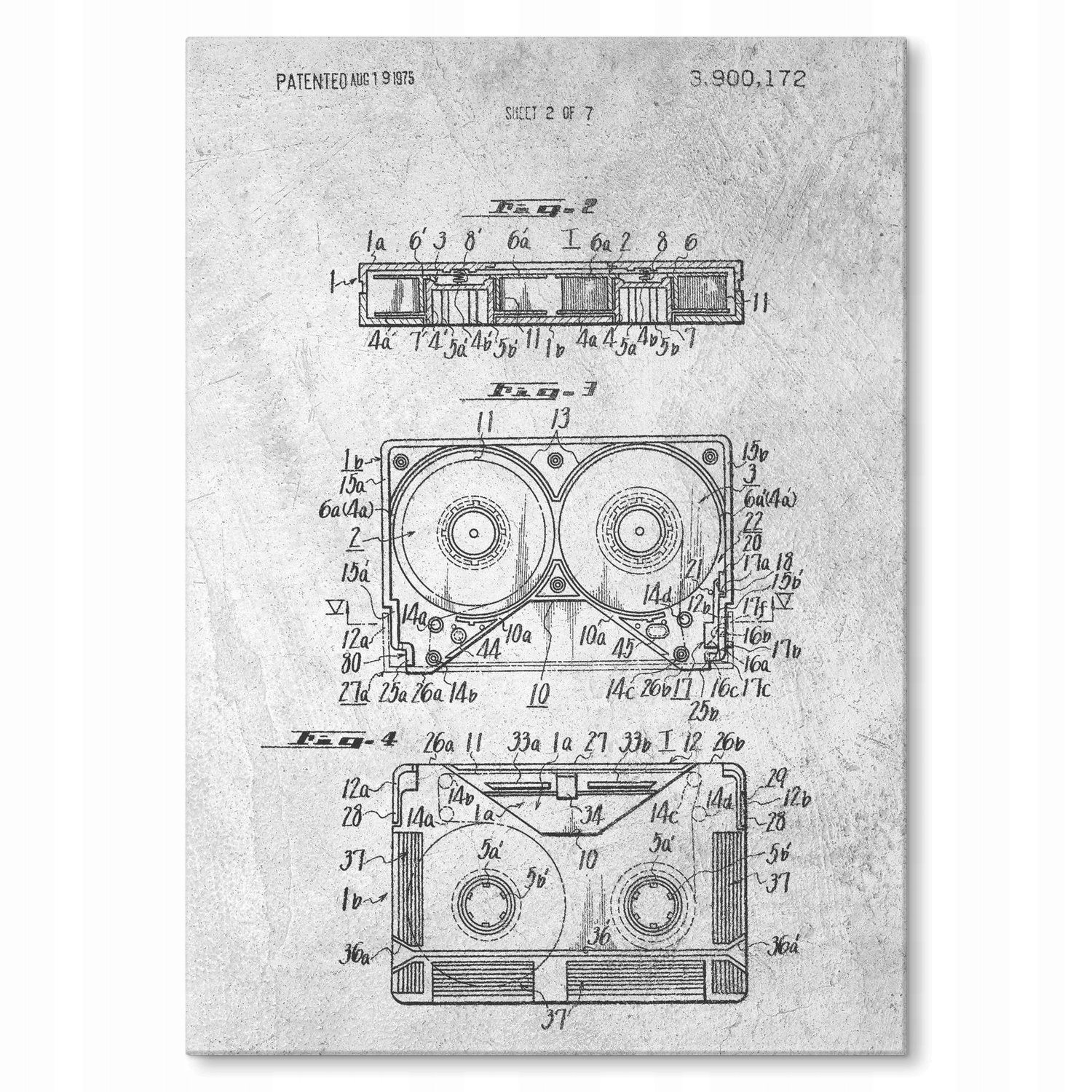 Kovová plakát magnetická páska L