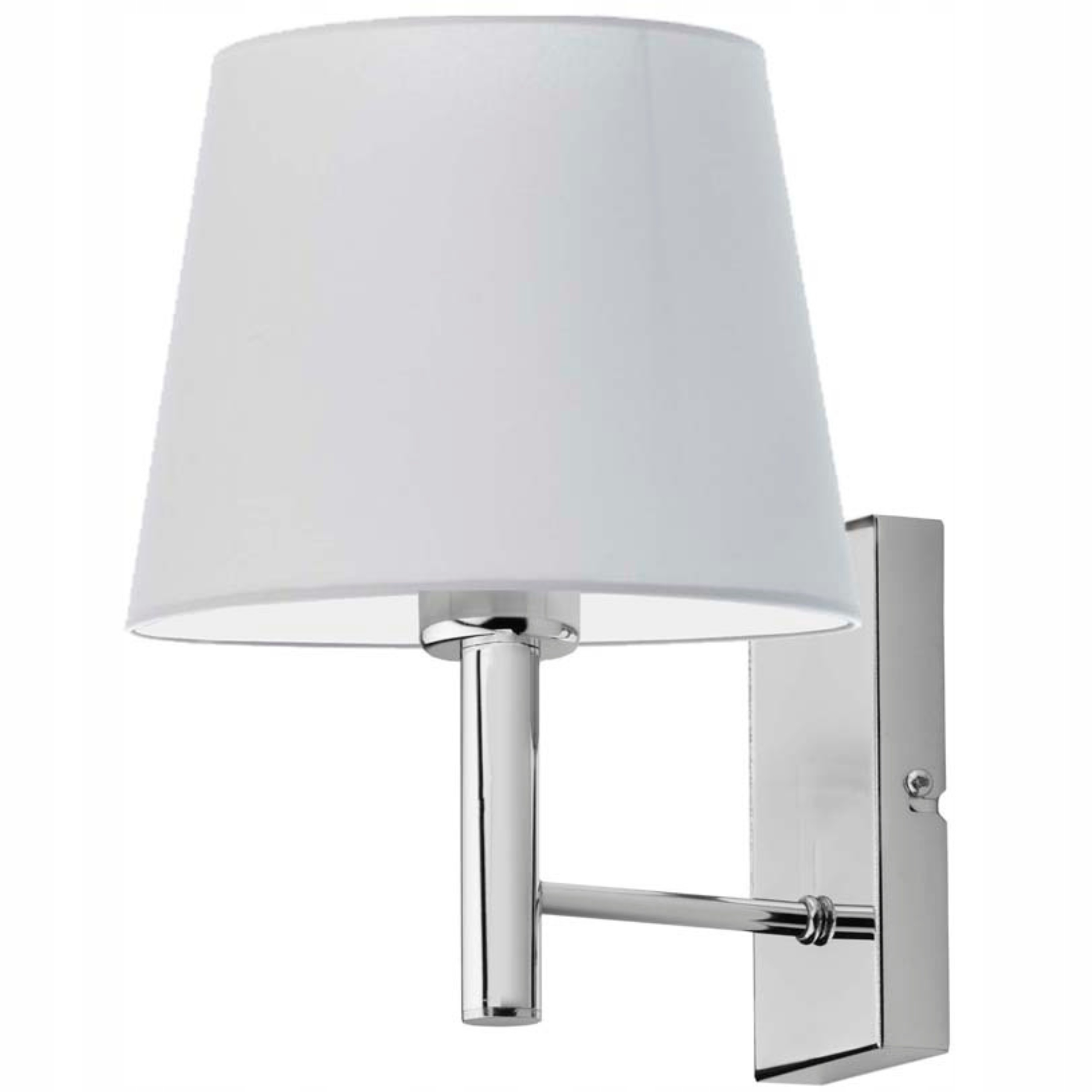 Kinkiet lampa ścienna abażur Led E27 kinkiet ścienny lampa na ścianę szara