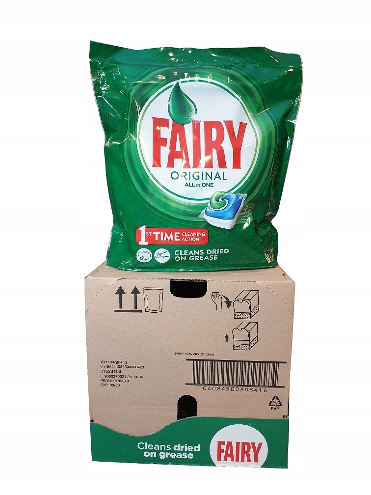 

Tabletki Kostki do zmywarki Fairy Regular 84 szt