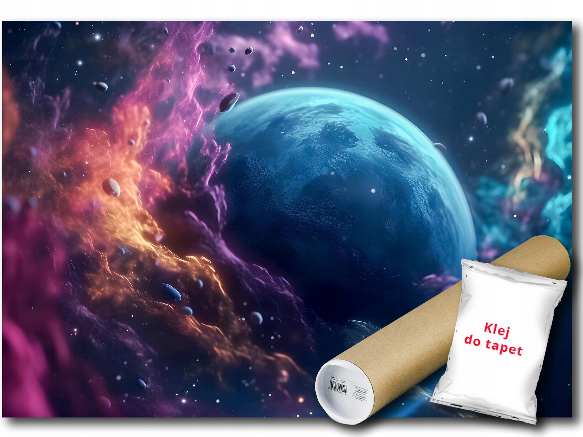 Vinylová Fototapeta Vesmír Planeta Nebe 152x104