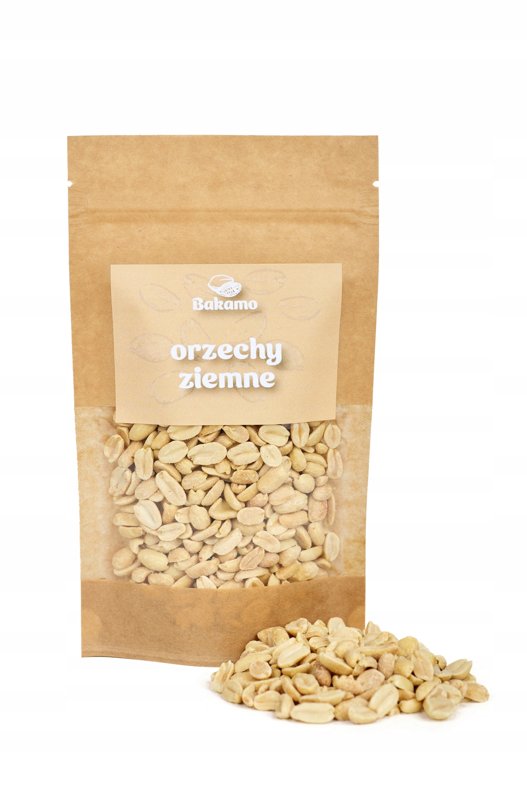 Arašídy Arašídové Solené 1 kg křupavé čerstvé Bakamo