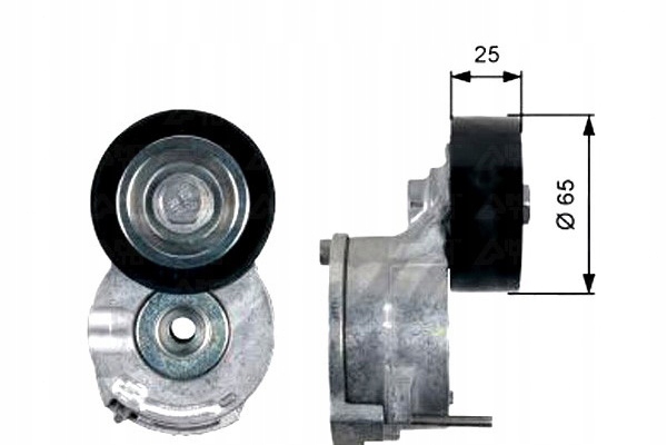 Gates Napínák Řemene Ford C-max II Asistent řidiče #28