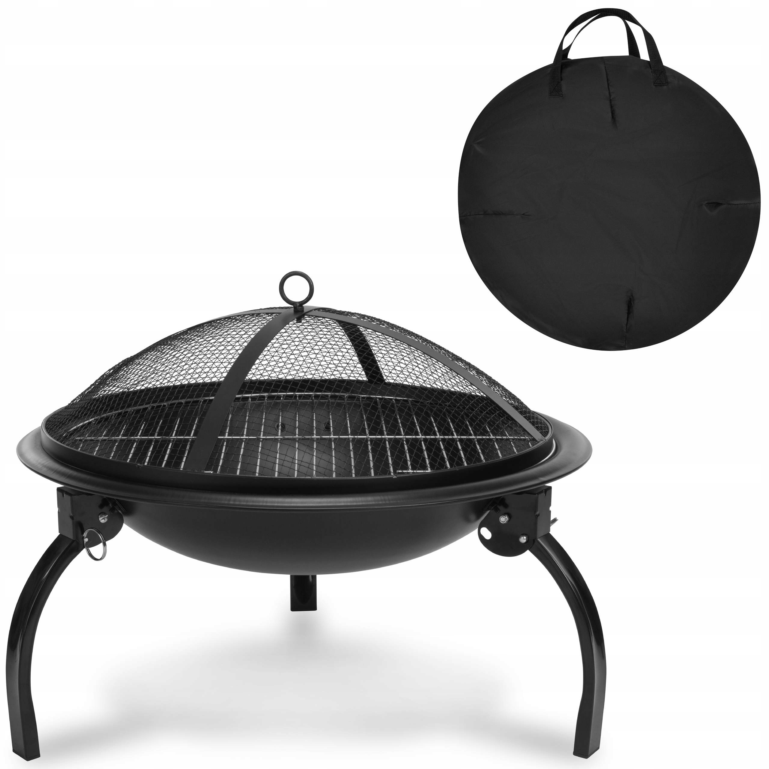 Palenisko Ogrodowe Fieldmann FZG1020 Wytrzymałe 54cm Do Ogniska Pokrowiec