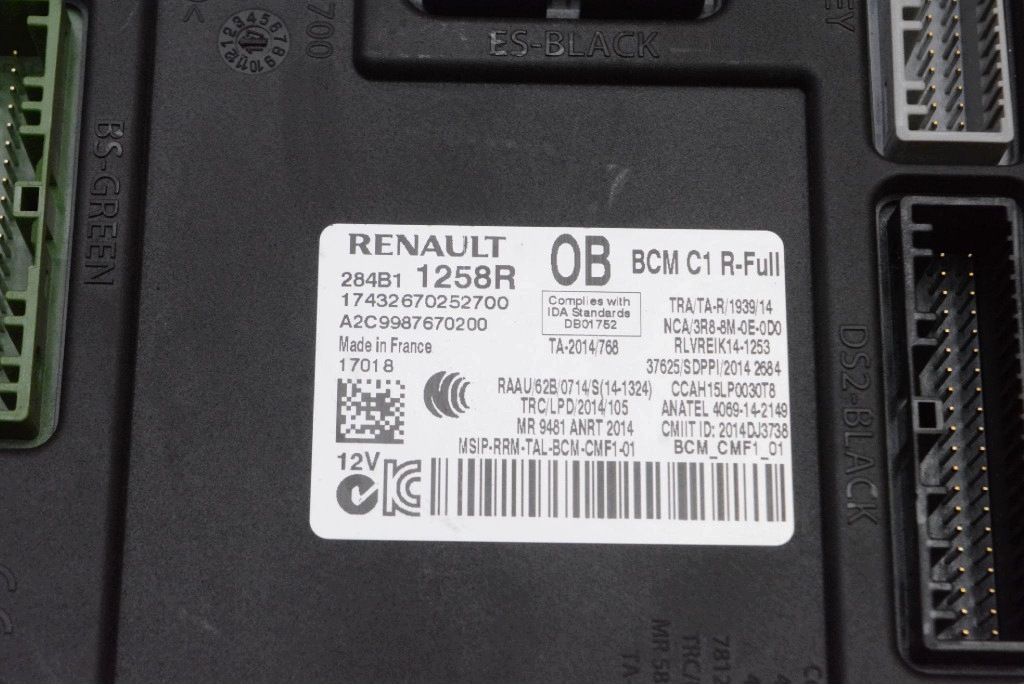 Centralina modulo BCM 284B11258R RENAULT TALISMAN 1 e 1.6 TCe 150 KM 12-20
