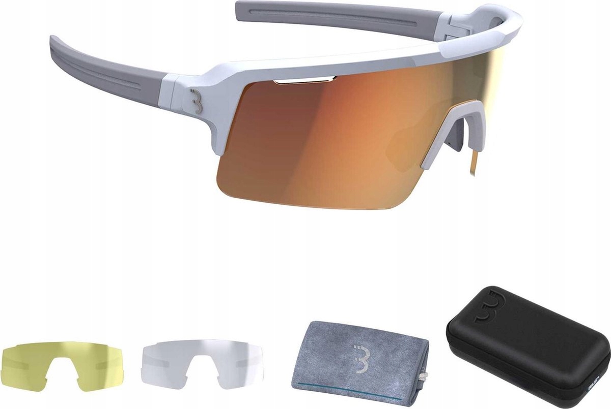 Brýle Bbb BSG-65 Fuse bílo-oranžové, lehké, sportovní, UV400