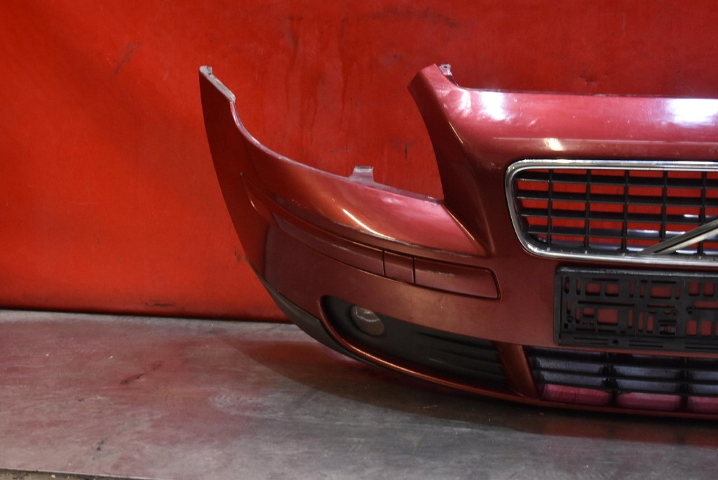 bumper front front red VOLVO S40 V40 2 II 04-07