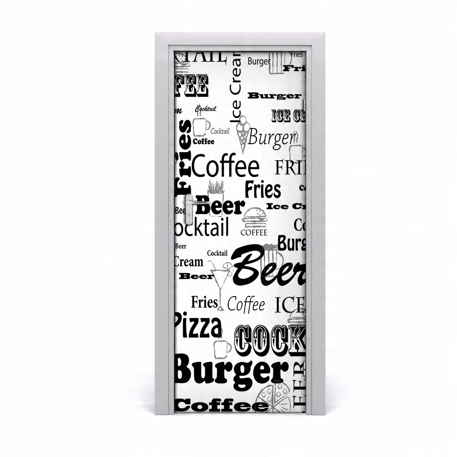 

Fototapeta samoprzylepna Drzwi Menu w restauracji
