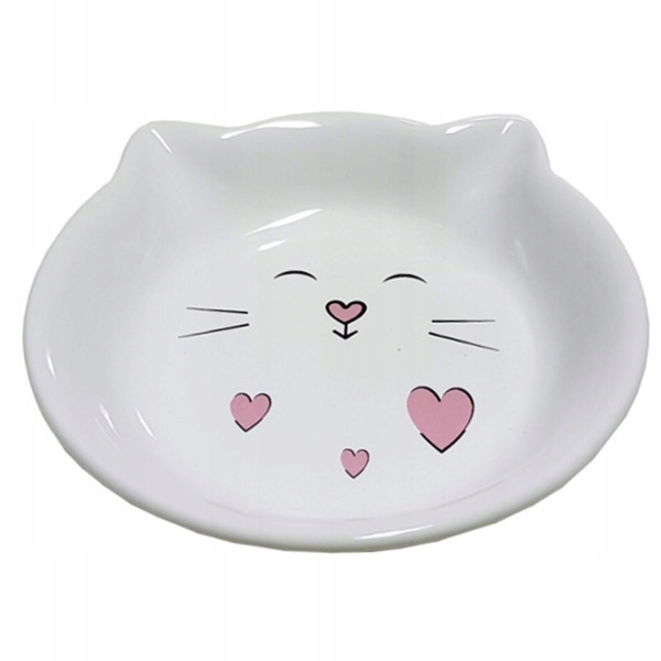 

Yarro miska ceramiczna dla kota 14cm biały kot