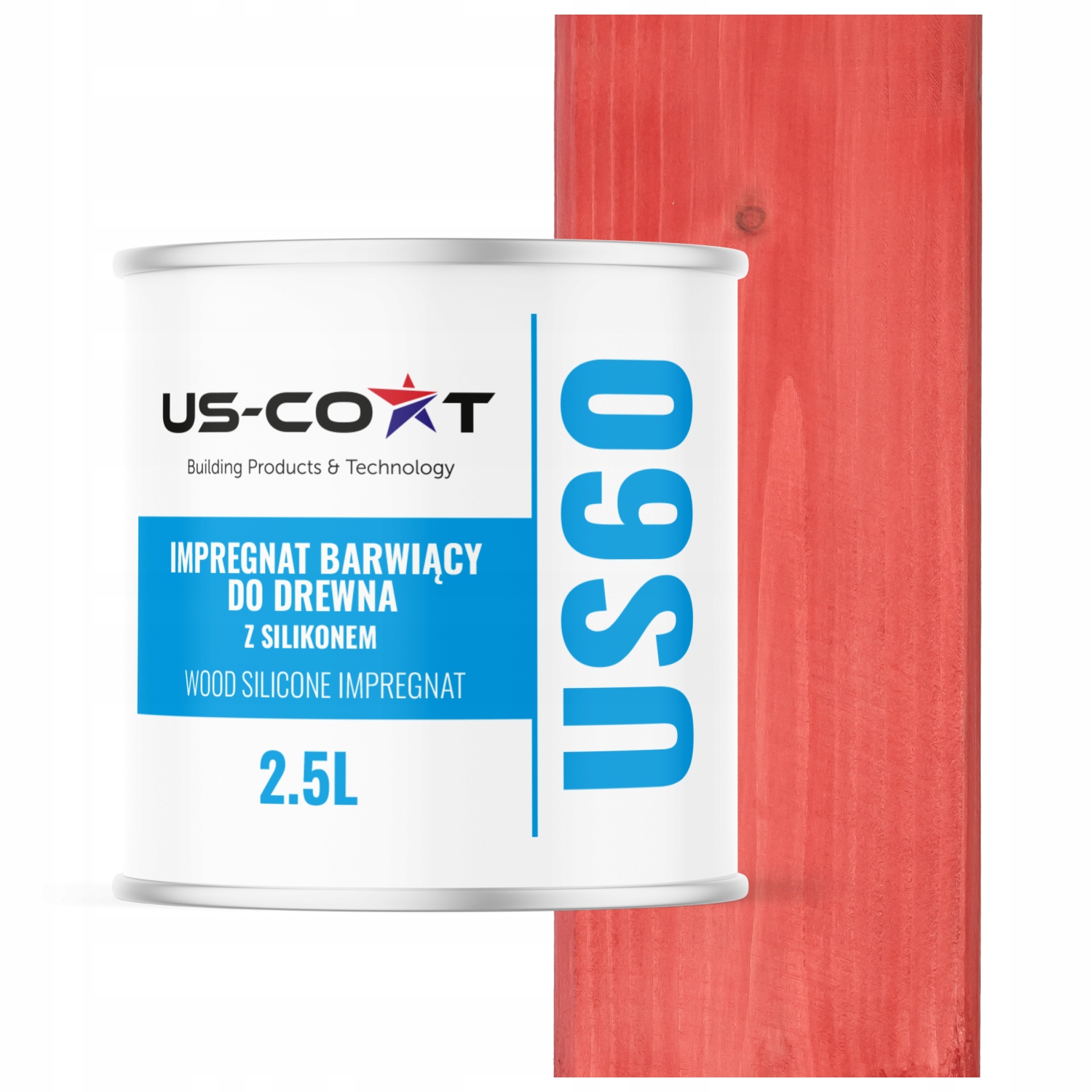 Impregnat Na Dřevo Extra Barva Se Silikonem Chron Barva Trvalá Růžová 2,5L